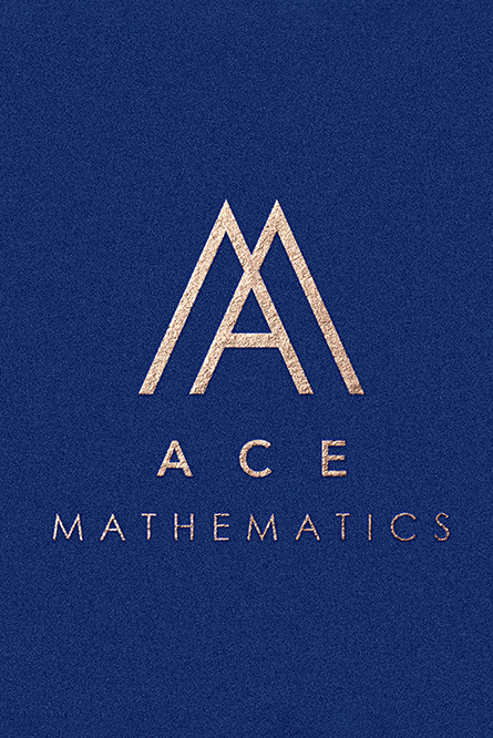 Ace Mathematics logo design