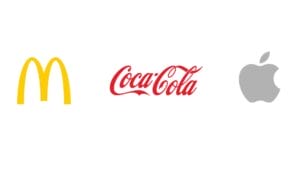 Logo of Macdonald, Coca-Cola, Apple