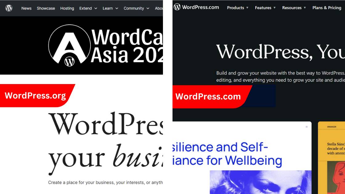 WordPress.org and WordPress.com